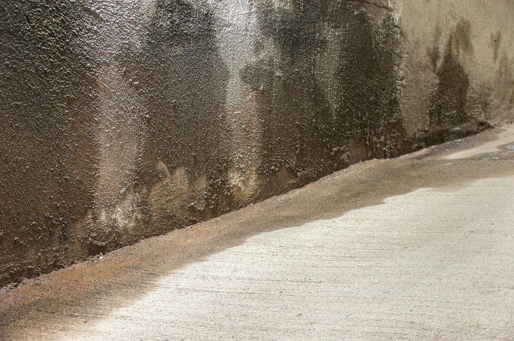moisture on basement wall